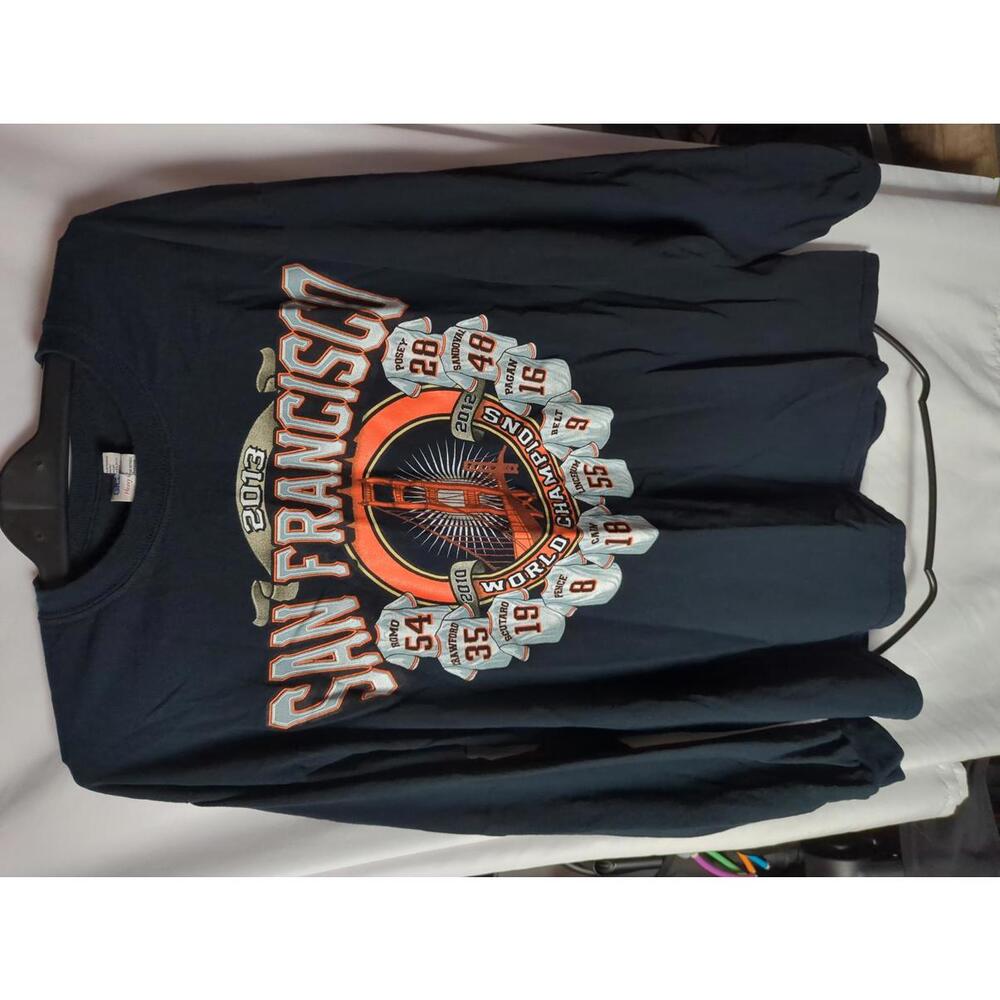 San Francisco 2013 World Champions Long Sleeve T-Shirt Size L